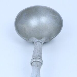 Vintage Cast Aluminum Gravy Ladle Rustic Farmhouse Kitchen Serving Spoon